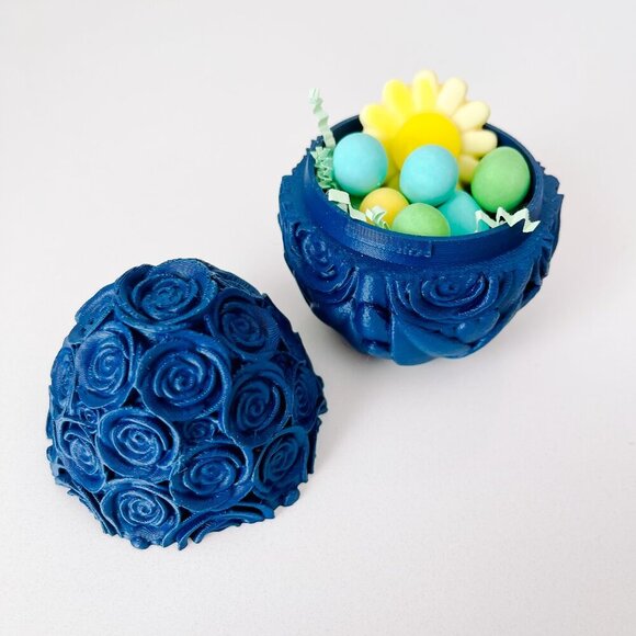 Rose-Covered Easter Eggs โ Handcrafted Party Favors, Spring Decor, Wedding Gifts - Picture 10 of 10